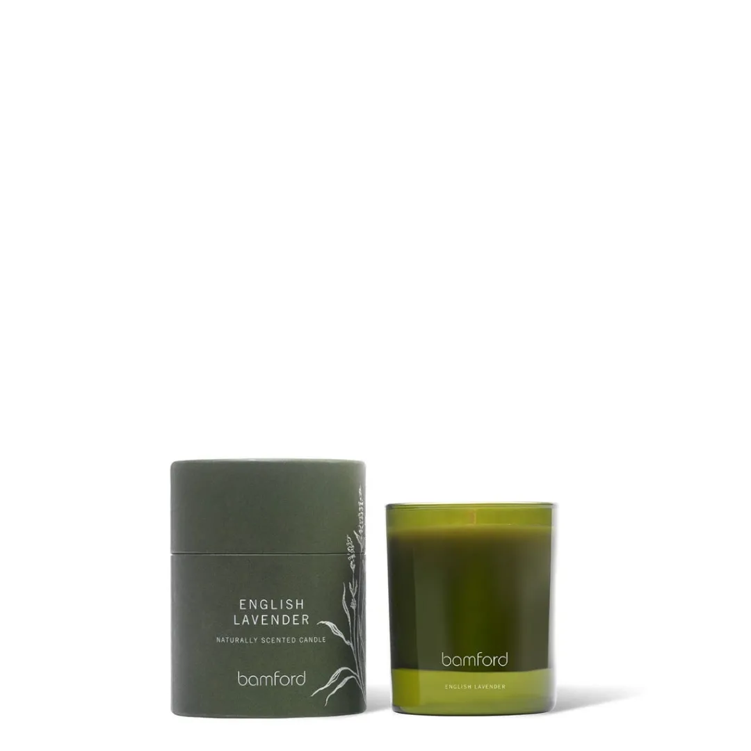 Shop Daylesford Organic Bamford English Lavender Flora Candle Small