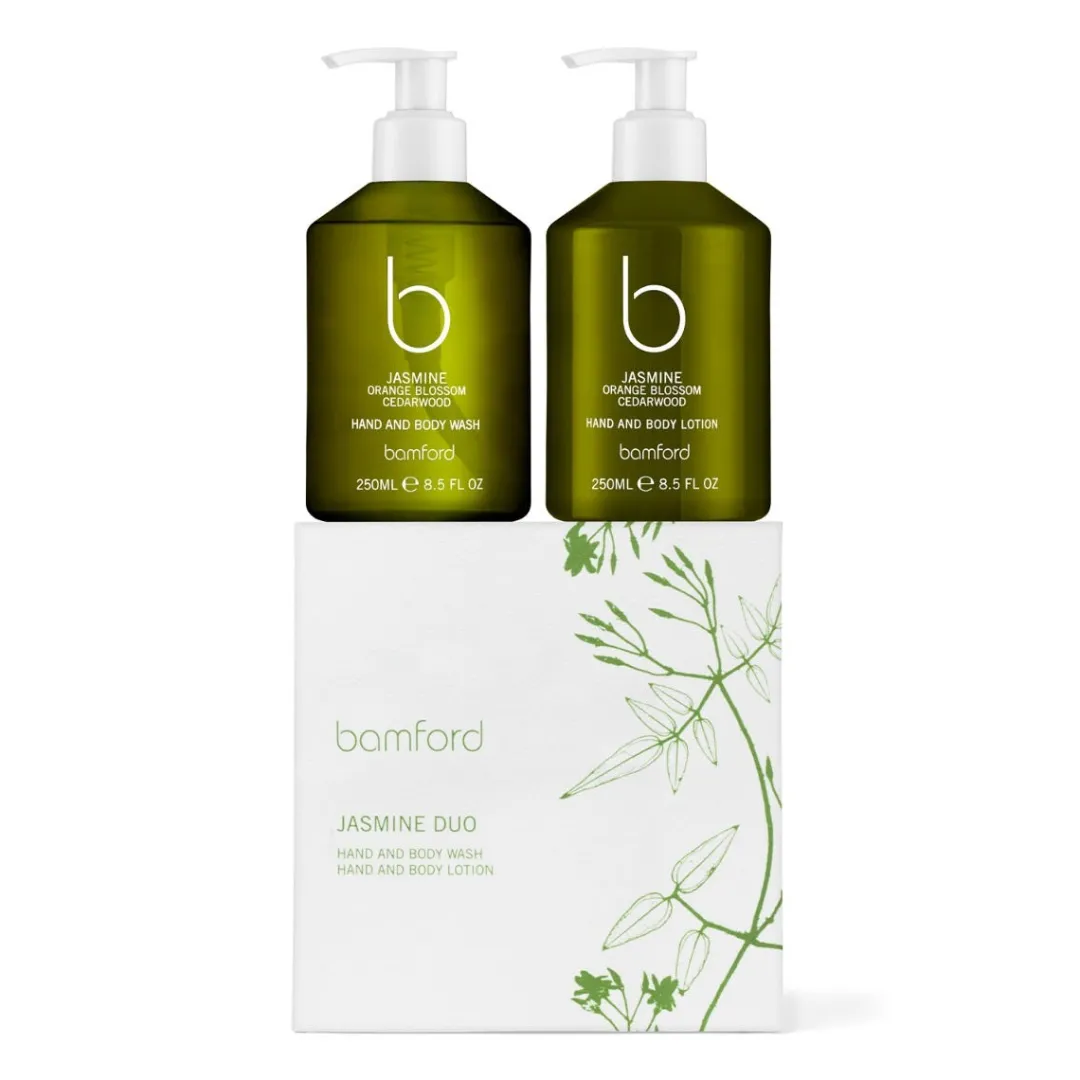 Sale Daylesford Organic Bamford Jasmine Hand & Body Duo Gift