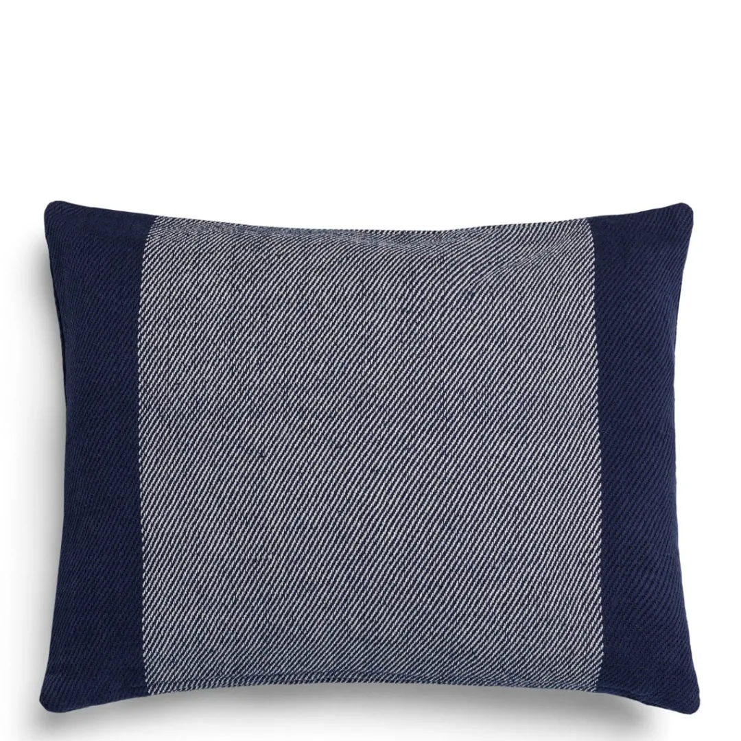 Outlet Daylesford Organic Borderline Cushion Navy