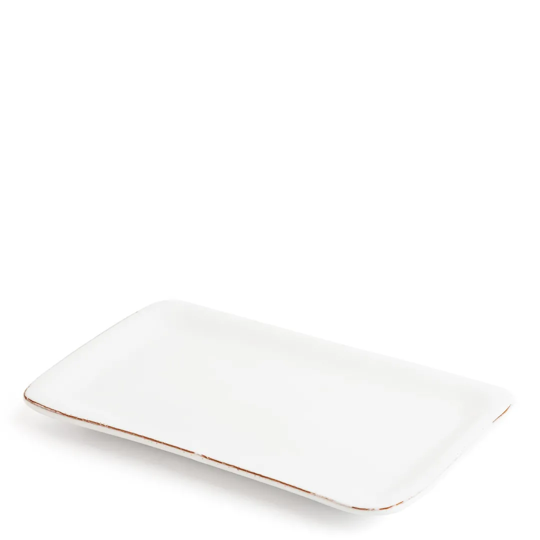 Cheap Daylesford Organic Campagna Rectangle Platter White