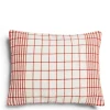 Online Daylesford Organic Checkmate Cushion Fox Red