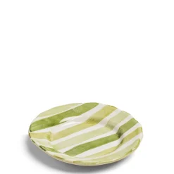 Discount Daylesford Organic Circus Stripe Green Side Plate