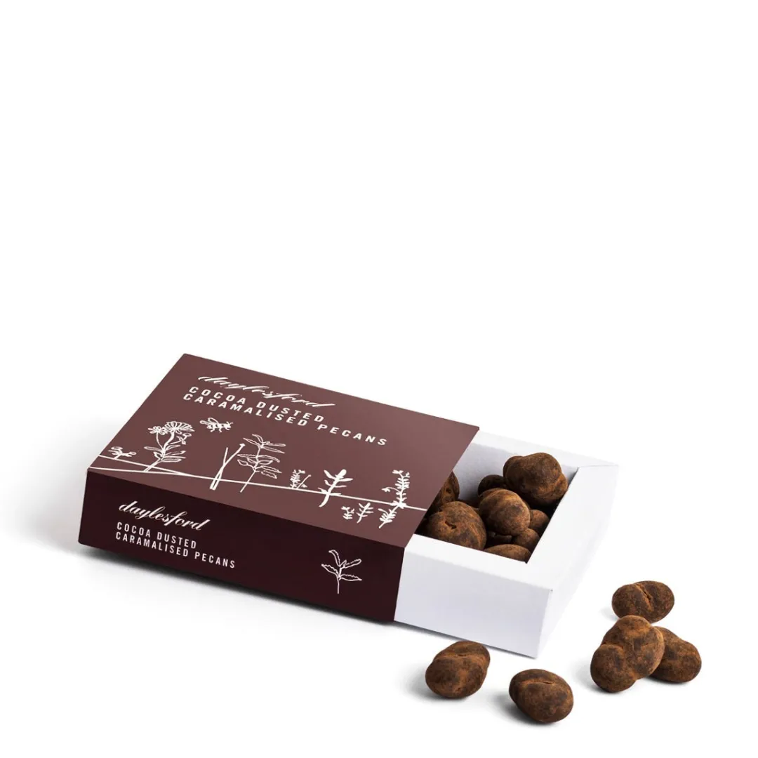 Flash Sale Daylesford Organic Cocoa Dusted Caramelised Pecans