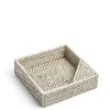 Clearance Daylesford Organic Cove Napkin Holder White Wash