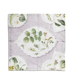Sale Daylesford Organic Daylesford x Colefax Quince Garden Napkin in Lilac With Rosehip