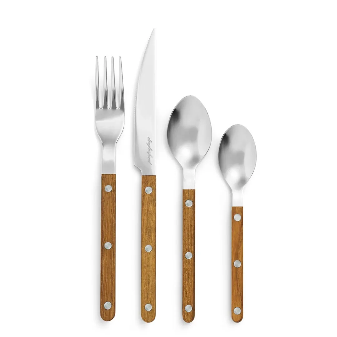 New Daylesford Organic Daylesford X Sabre Cutlery Set Teak