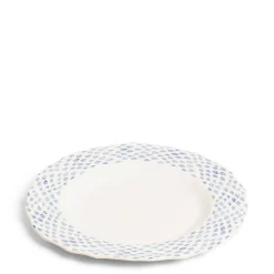 Fashion Daylesford Organic Dot Dinner Plate Blue
