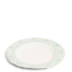 Discount Daylesford Organic Dot Dinner Plate Green