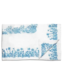Shop Daylesford Organic Eden Blue Tablecloth