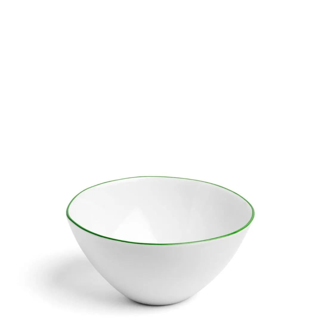 Clearance Daylesford Organic Edge Bowl Dark Green Large