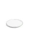 Fashion Daylesford Organic Edge Dessert Plate Dark Green