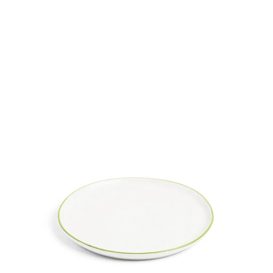 New Daylesford Organic Edge Dessert Plate Green