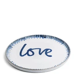 Flash Sale Daylesford Organic Galley Love Large Blue Plate