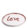 New Daylesford Organic Galley Love Large Red Plate