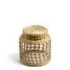 Clearance Daylesford Organic Glass Pot with Weave Medium