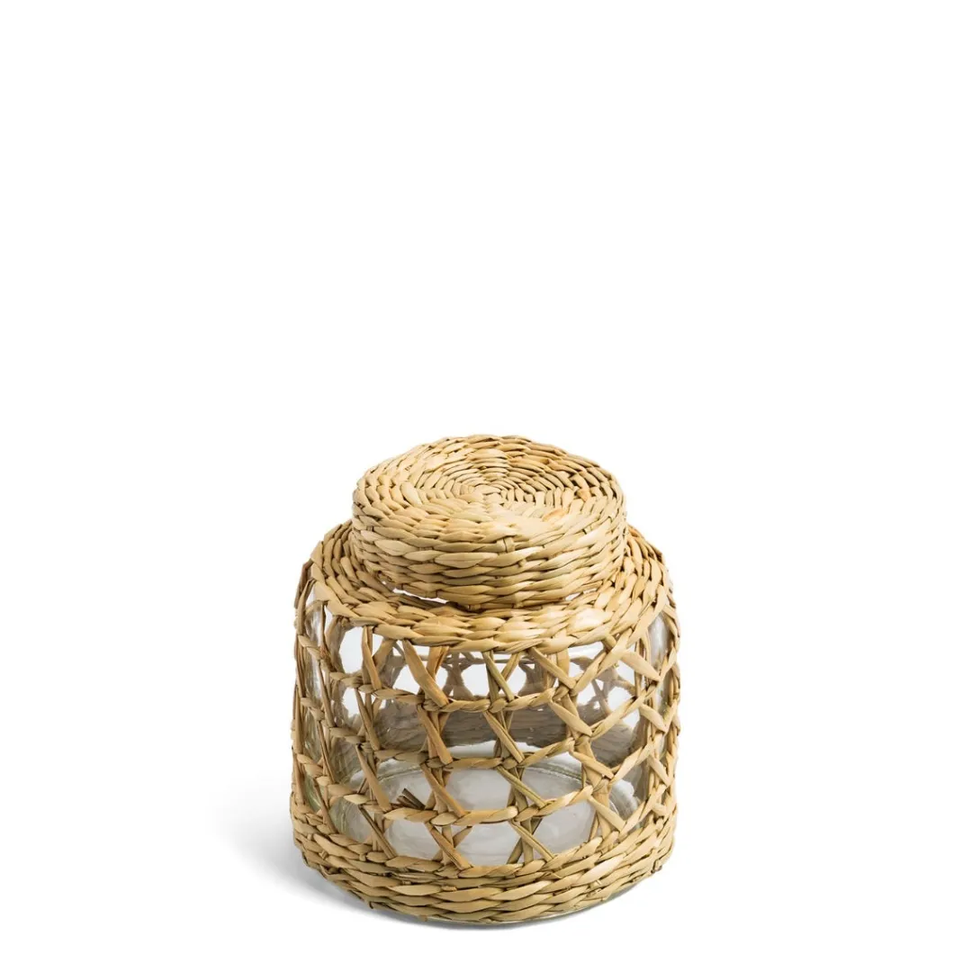 Store Daylesford Organic Glass Pot with Weave Small