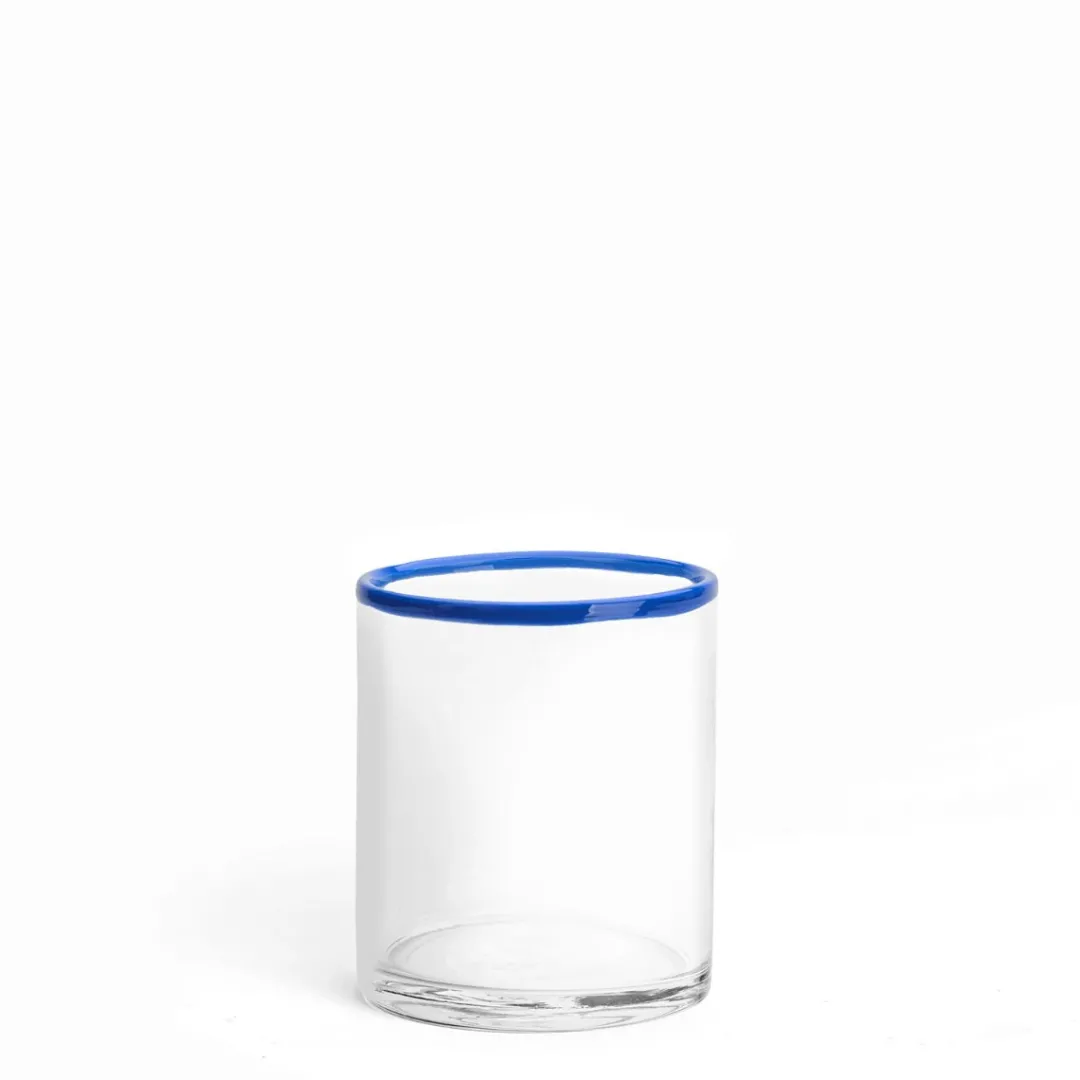 Cheap Daylesford Organic Idbury Low Ball Blue Rim