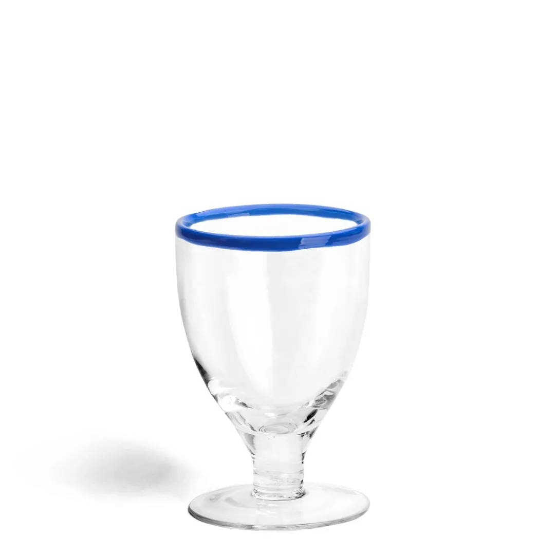 Flash Sale Daylesford Organic Idbury Wine Glass Blue Rim