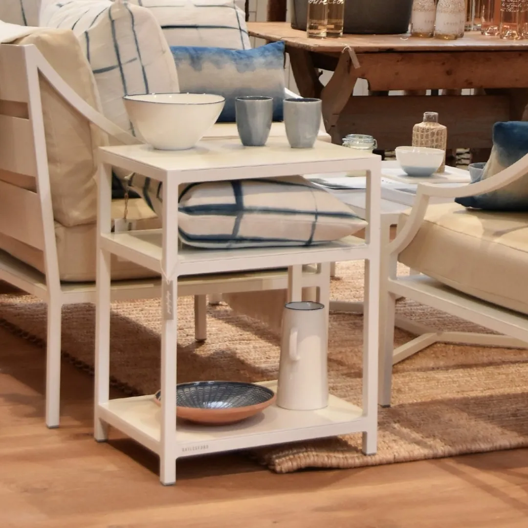 Best Sale Daylesford Organic Kingham 2 Tier Side Table, White