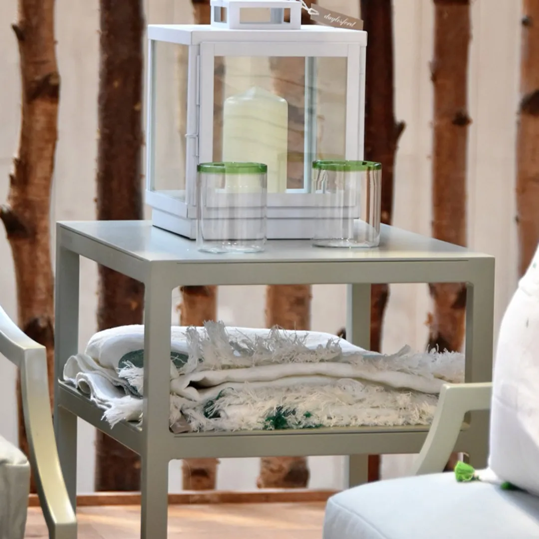 Best Sale Daylesford Organic Kingham 2 Tier Side Table, Cotswold Green