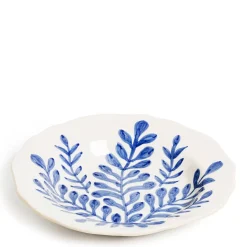 Online Daylesford Organic Leaf Bowl Blue Large