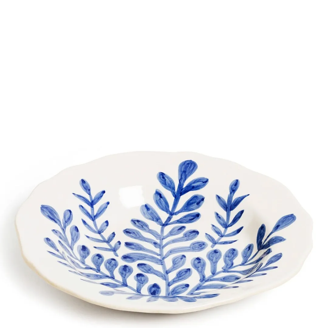 Online Daylesford Organic Leaf Bowl Blue Large