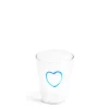 Store Daylesford Organic Light Blue Heart Glass