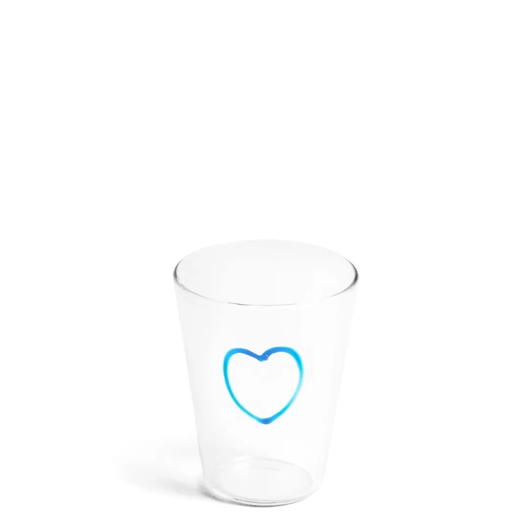 Store Daylesford Organic Light Blue Heart Glass