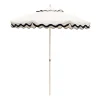 Cheap Daylesford Organic Market Umbrella White Scallop