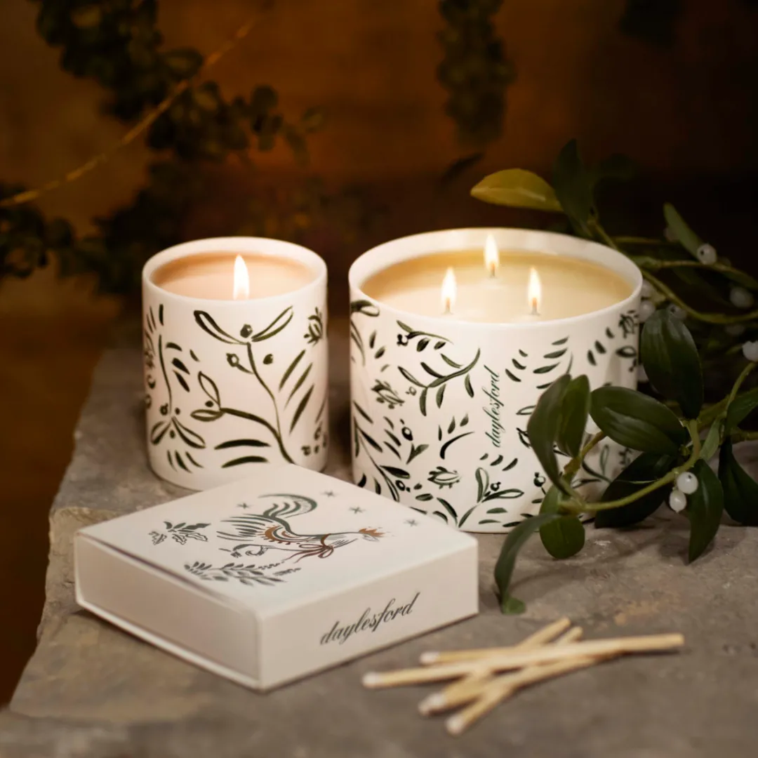 Sale Daylesford Organic Mistletoe Candle