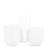 Clearance Daylesford Organic Mondrian White Spiral Stripe Vase