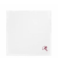 Best Daylesford Organic Mushroom Napkin Field Claret