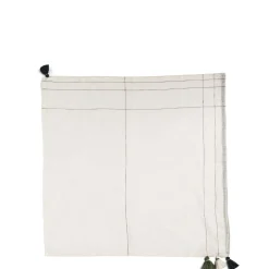 Clearance Daylesford Organic Nila Margin Napkin Green