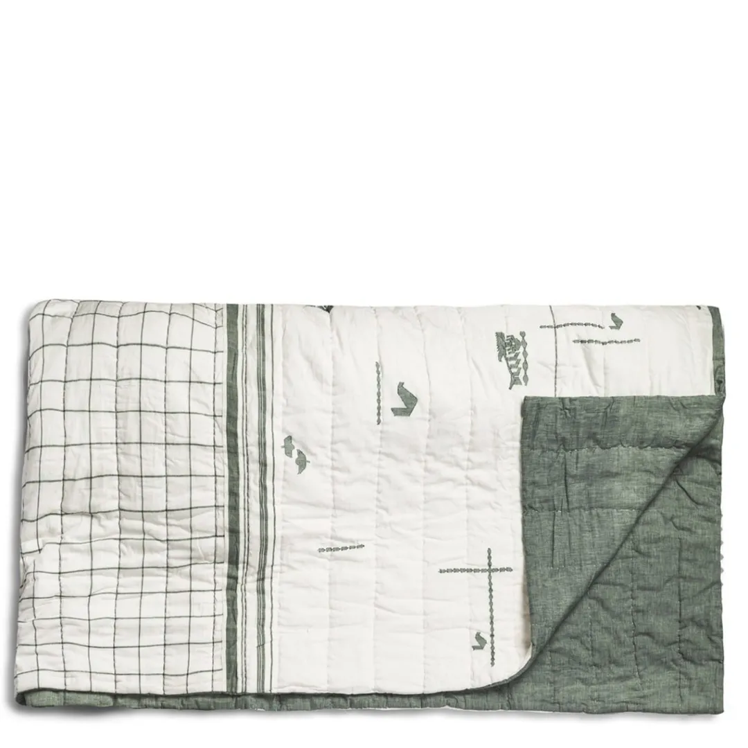 Best Daylesford Organic Nila Pasture Square Quilt