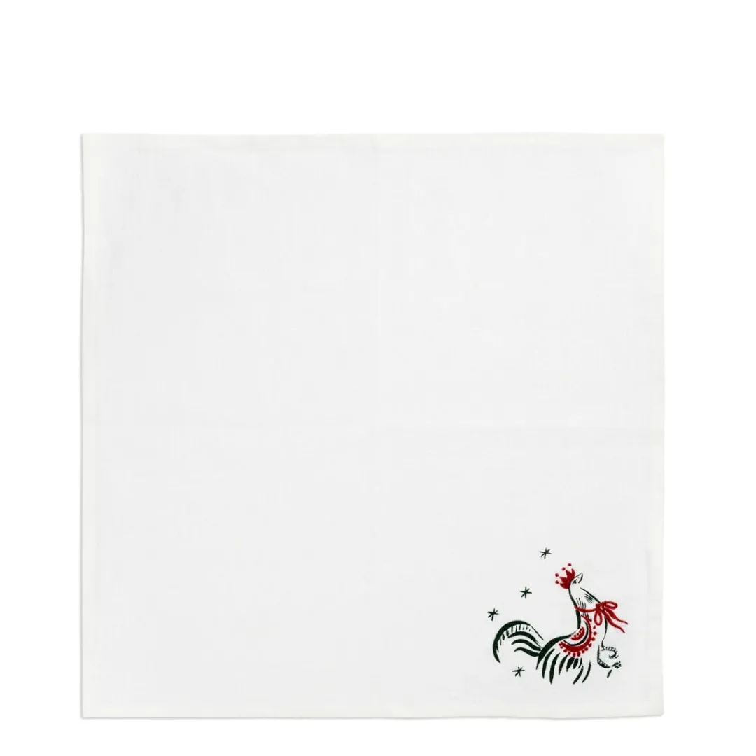 Flash Sale Daylesford Organic Nina Fuga Cockerel Napkin