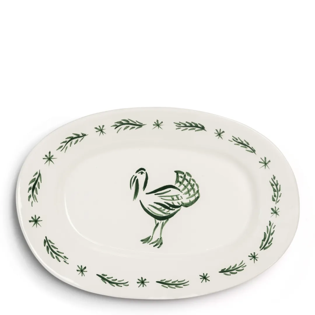 Clearance Daylesford Organic Nina Fuga Turkey Oval Platter