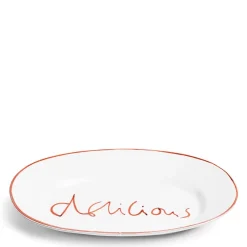 New Daylesford Organic Oddington Oval Platter Red Delicious