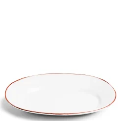 Discount Daylesford Organic Oddington Oval Platter Red Large