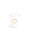 Cheap Daylesford Organic Orange Heart Glass