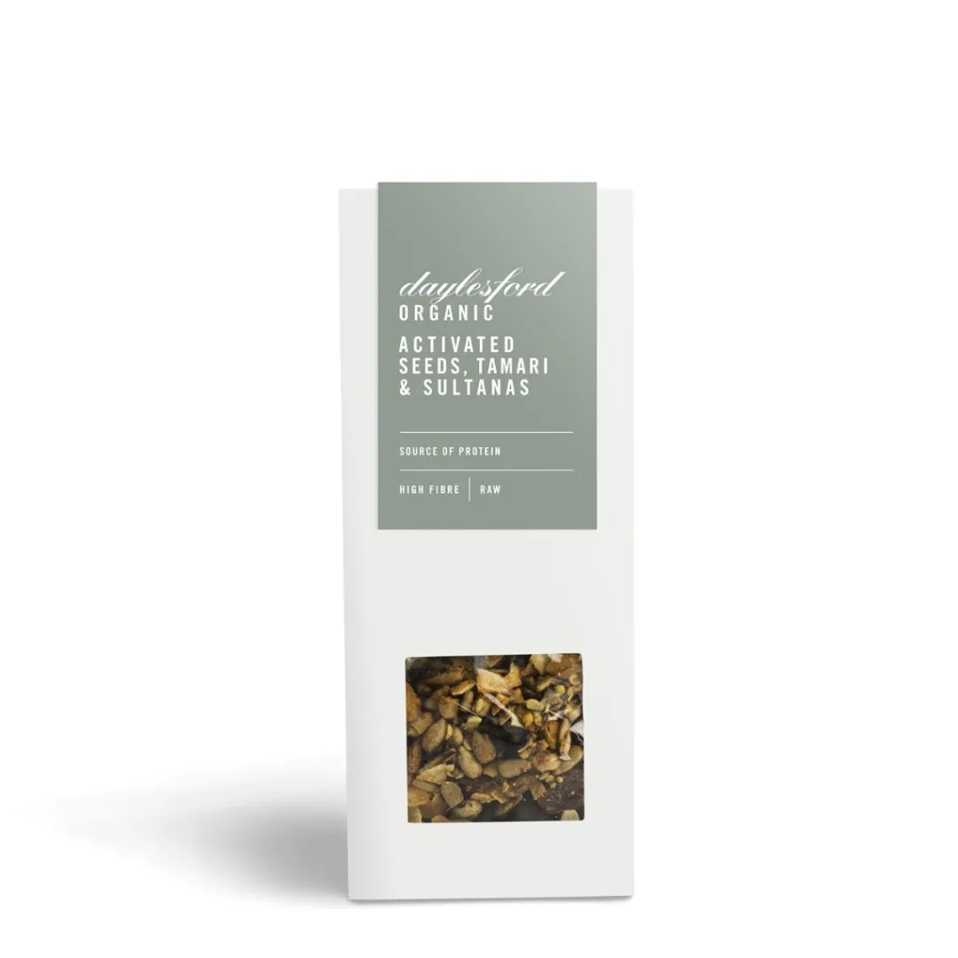 New Daylesford Organic Organic Activated Seeds, Tamari & Sultanas