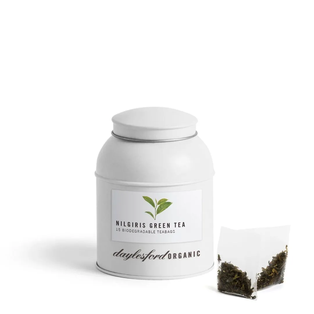 Hot Daylesford Organic Organic Nilgiris Green Tea Bags In Caddy