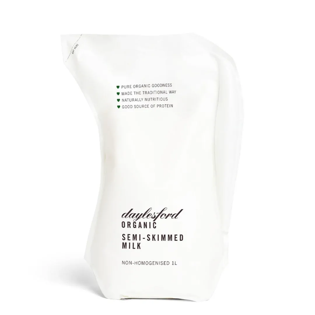 Clearance Daylesford Organic Organic Semi-Skimmed Milk