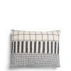 Clearance Daylesford Organic Patchwork Cushion Navy & White Rectangle