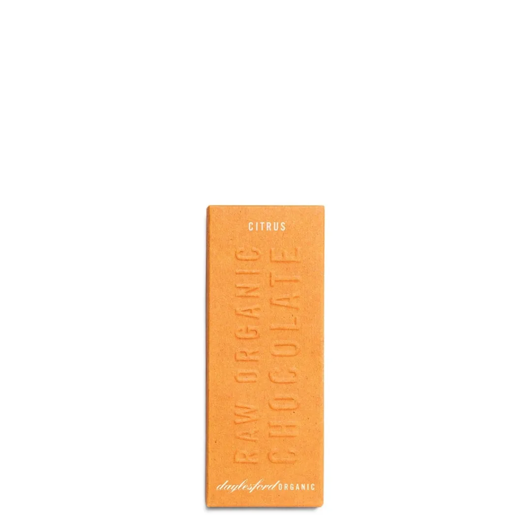 Best Daylesford Organic Raw Chocolate Orange & Tangerine Bar