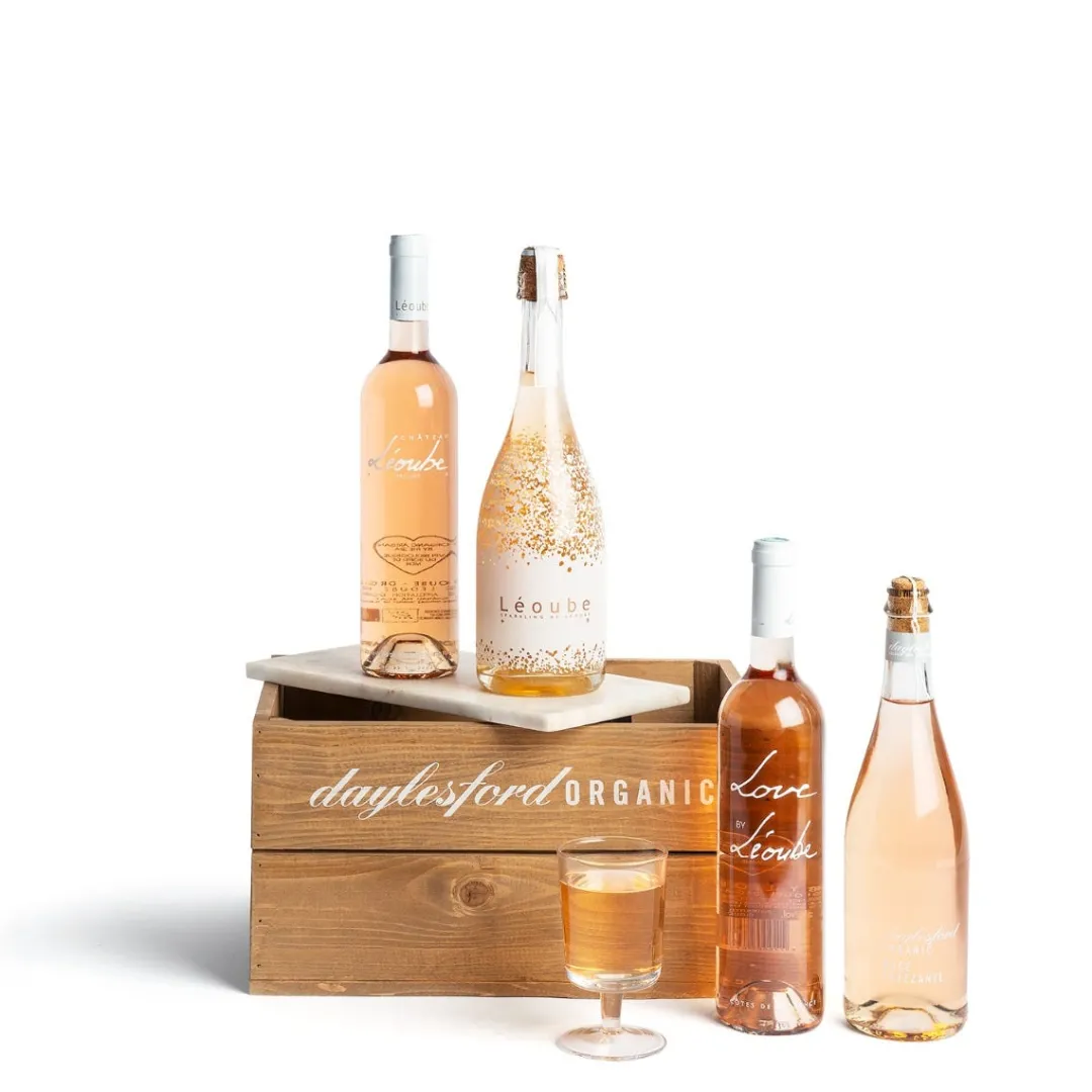 Best Sale Daylesford Organic Rosé Wine Hamper
