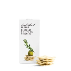 Clearance Daylesford Organic Rosemary & Olive Oil Crackers