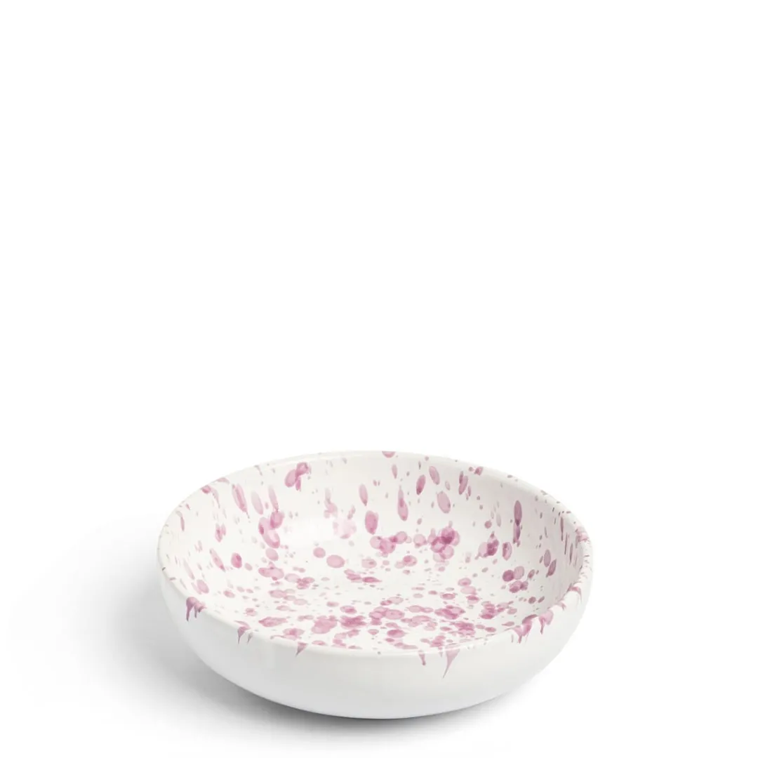 Clearance Daylesford Organic Solstice Splatter Medium Bowl Lilac Ceramic