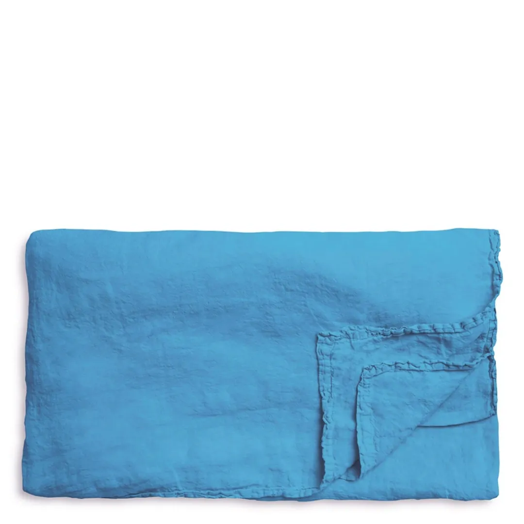 Shop Daylesford Organic Tiller Cornflower Tablecloth