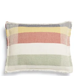 Clearance Daylesford Organic Trappers Cushion Multi Stripe