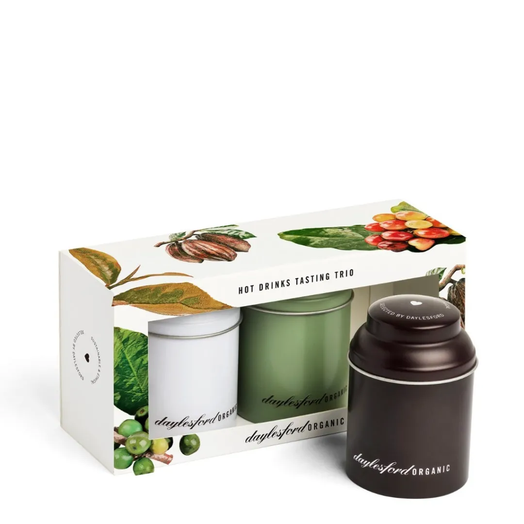 Discount Daylesford Organic Trio of Mini Hot Drink Caddies